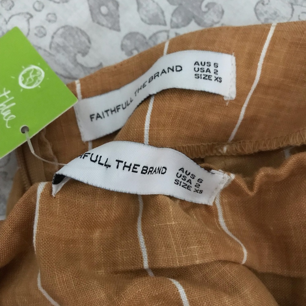 Faithfull The Brand Solana linen pants & top set - Picture 3 of 5